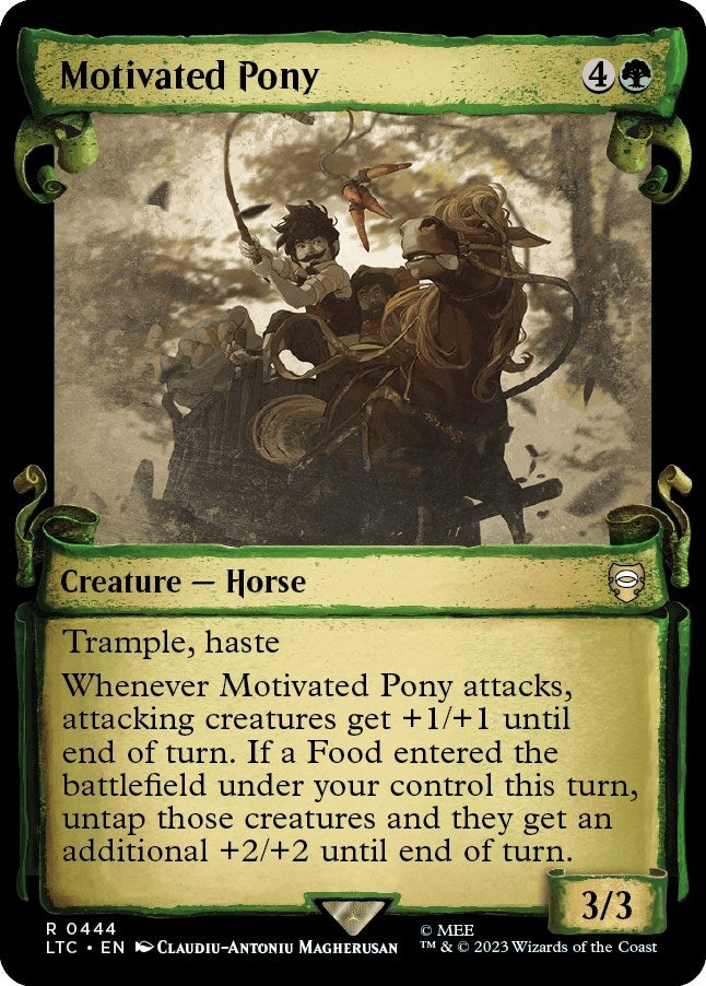 Image for Motivated Pony (Showcase Scrolls) (444) [The Lord of the Rings: Tales of Middle-earth] - Magic: The Gathering
