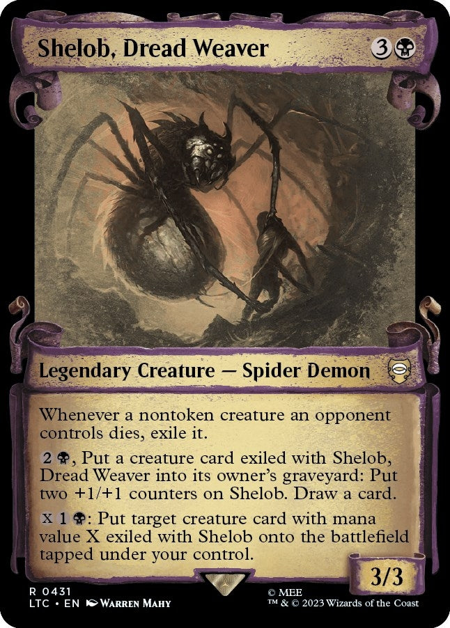 Image for Shelob, Dread Weaver (Showcase Scrolls) (431) [The Lord of the Rings: Tales of Middle-earth] - Magic: The Gathering