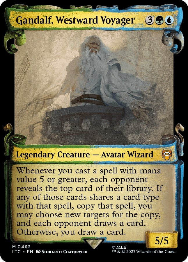 Image for Gandalf, Westward Voyager (Showcase Scrolls) (463) [The Lord of the Rings: Tales of Middle-earth] - Magic: The Gathering