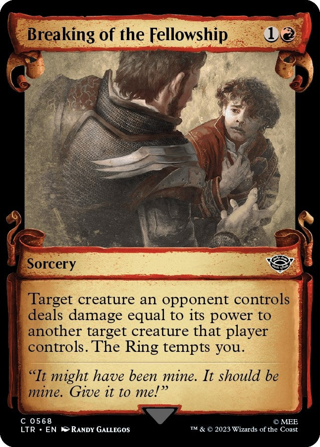 Image for Breaking of the Fellowship (Showcase Scrolls) (568) [Universes Beyond: The Lord of the Rings: Tales of Middle-earth] - Magic: The Gathering