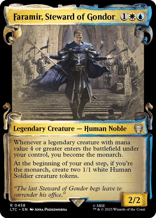 Image for Faramir, Steward of Gondor (Showcase Scrolls) (458) [The Lord of the Rings: Tales of Middle-earth] - Magic: The Gathering