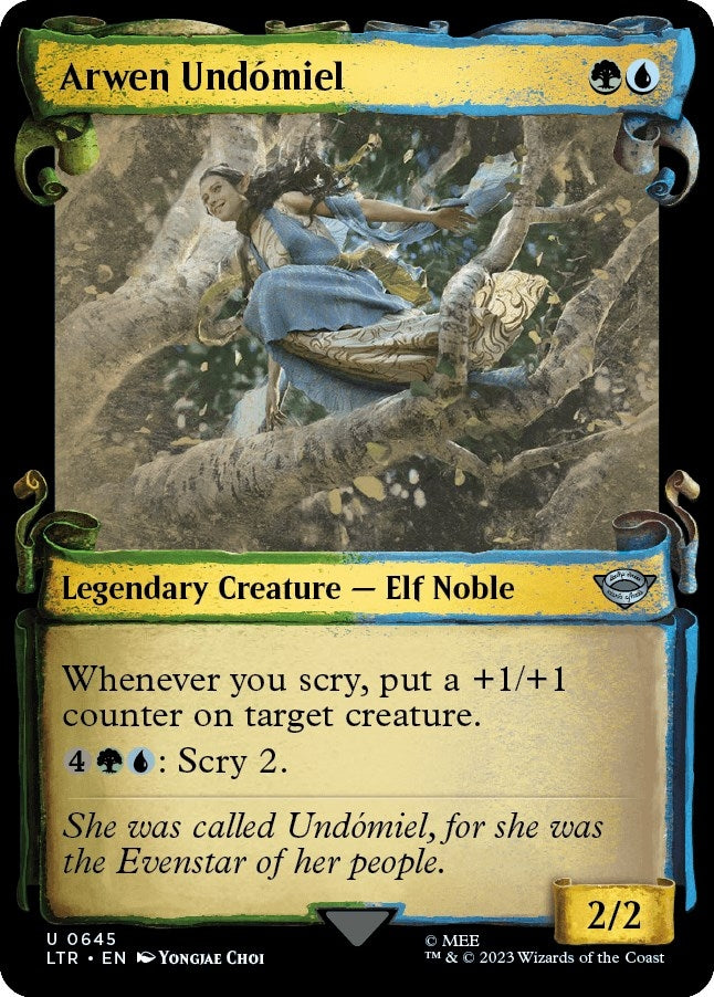 Image for Arwen Undomiel (Showcase Scrolls) (645) [Universes Beyond: The Lord of the Rings: Tales of Middle-earth] - Magic: The Gathering