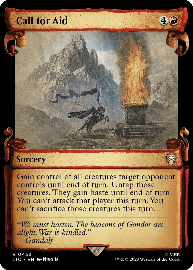 Image for Call for Aid (Showcase Scrolls) (432) [The Lord of the Rings: Tales of Middle-earth] - Magic: The Gathering