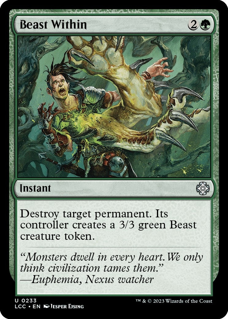 Image for Beast Within (233) [The Lost Caverns of Ixalan] - Magic: The Gathering