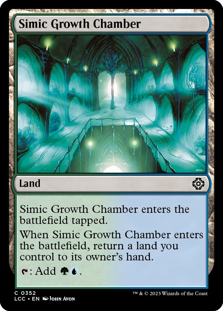 Image for Simic Growth Chamber (352) [The Lost Caverns of Ixalan] - Magic: The Gathering
