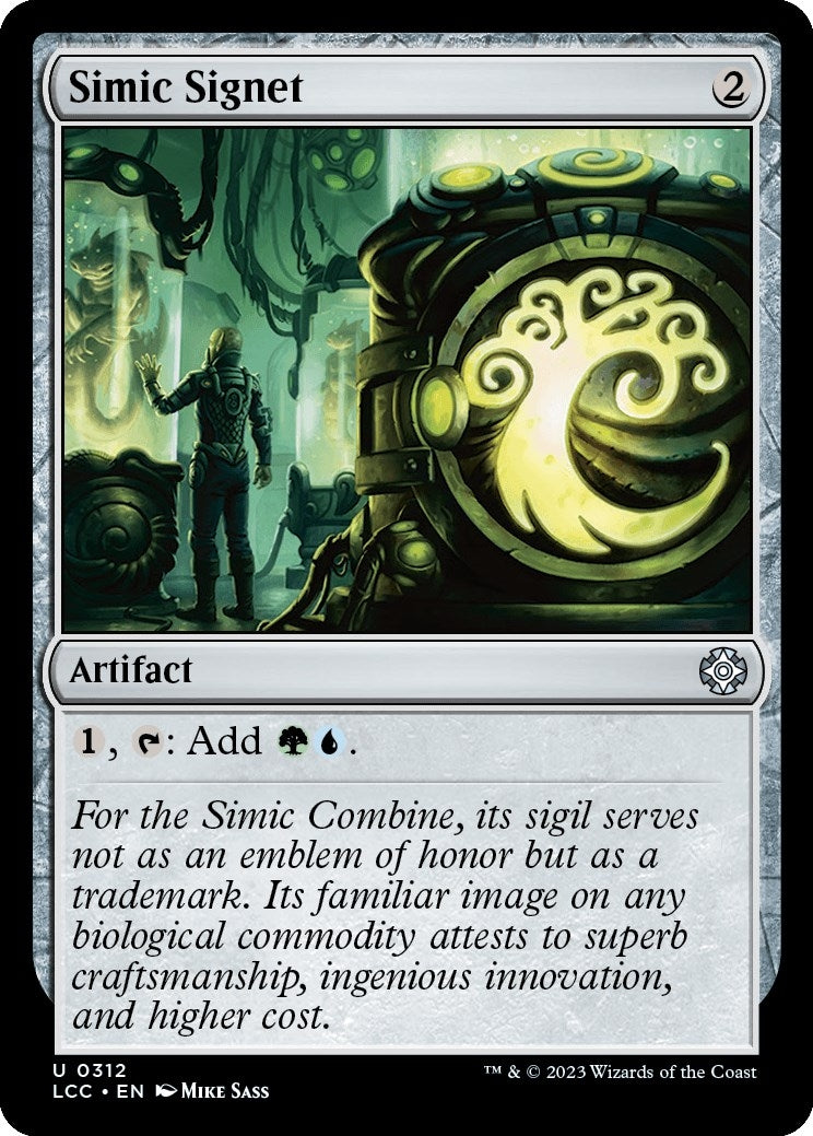 Image for Simic Signet (312) [The Lost Caverns of Ixalan] - Magic: The Gathering