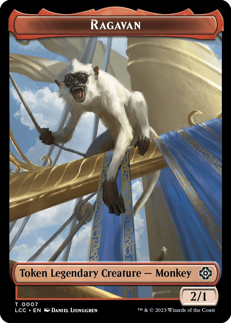 Image for Ragavan // Treasure Double-Sided Token (7 // 18) [The Lost Caverns of Ixalan] - Magic: The Gathering