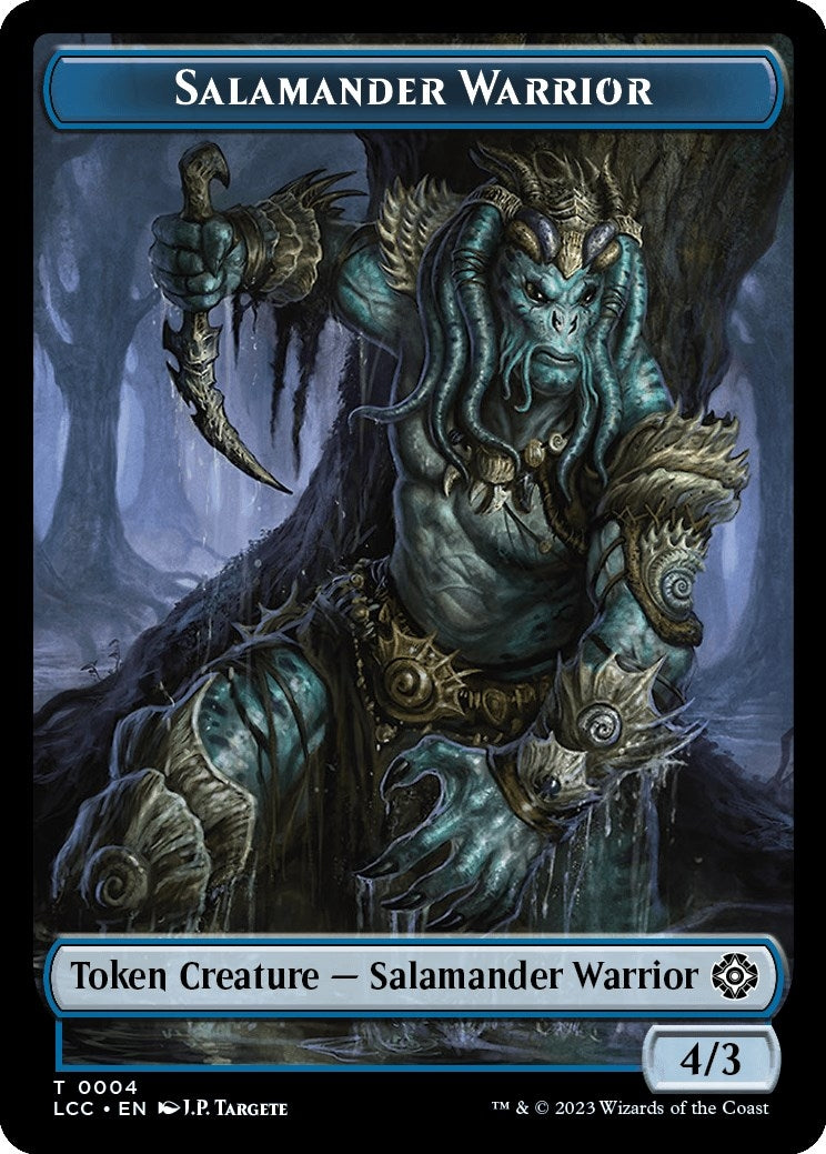 Image for Salamander Warrior // Treasure Double-Sided Token (4 // 18) [The Lost Caverns of Ixalan] - Magic: The Gathering