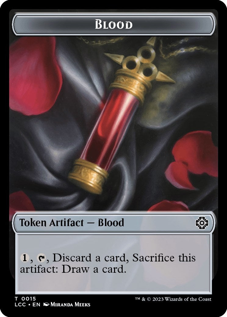 Image for Blood // Vampire (0004) Double-Sided Token (15 // 4) [The Lost Caverns of Ixalan] - Magic: The Gathering