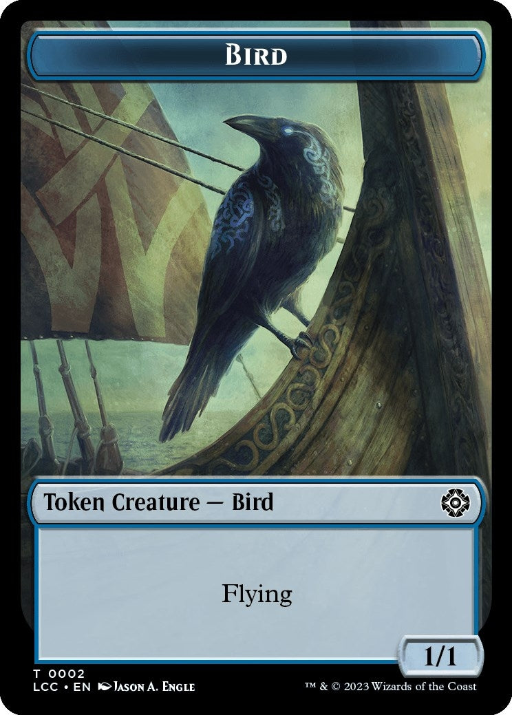 Image for Bird // Merfolk (0003) Double-Sided Token (2 // 3) [The Lost Caverns of Ixalan] - Magic: The Gathering