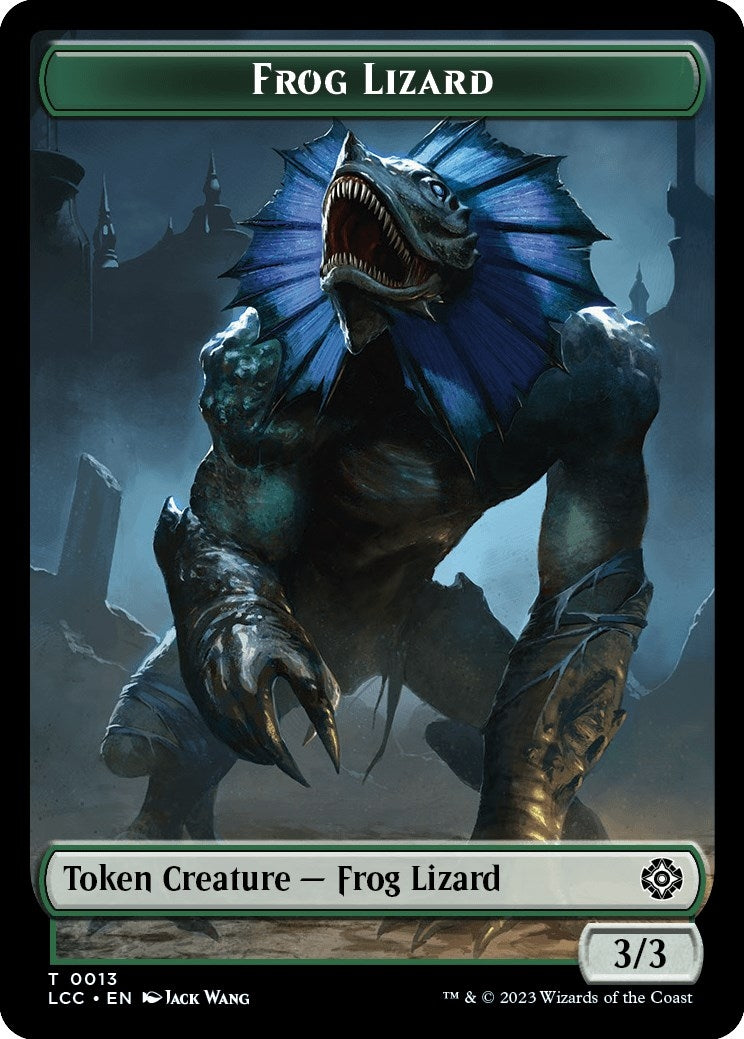 Image for Frog Lizard // Merfolk (0003) Double-Sided Token (13 // 3) [The Lost Caverns of Ixalan] - Magic: The Gathering