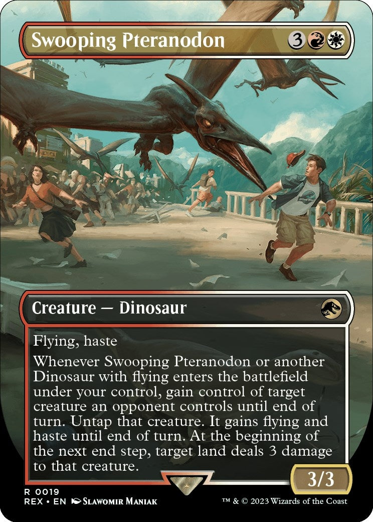 Image for Swooping Pteranodon (Borderless) (19) [Universes Beyond: Jurassic World Collection] - Magic: The Gathering