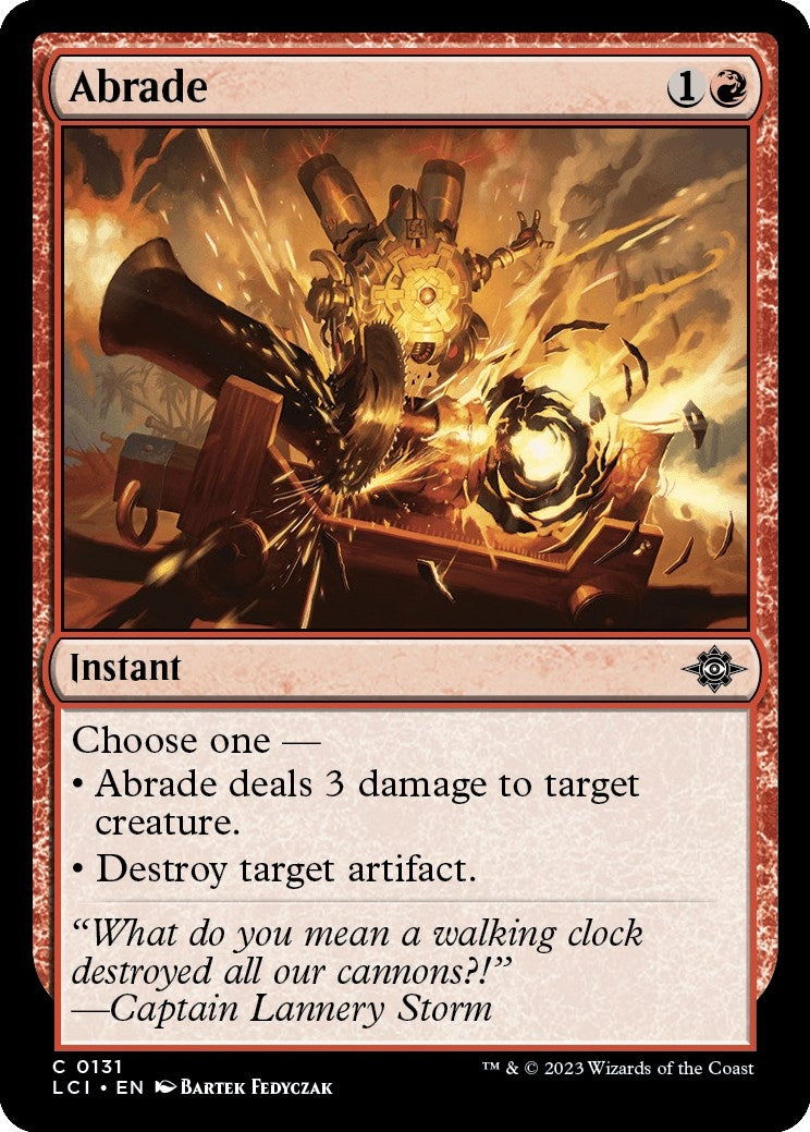 Image for Abrade (131) [The Lost Caverns of Ixalan] - Magic: The Gathering