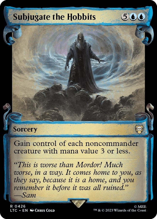 Image for Subjugate the Hobbits (Showcase Scrolls) (426) [The Lord of the Rings: Tales of Middle-earth] - Magic: The Gathering