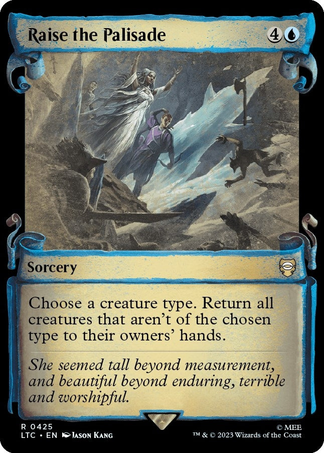Image for Raise the Palisade (Showcase Scrolls) (425) [The Lord of the Rings: Tales of Middle-earth] - Magic: The Gathering
