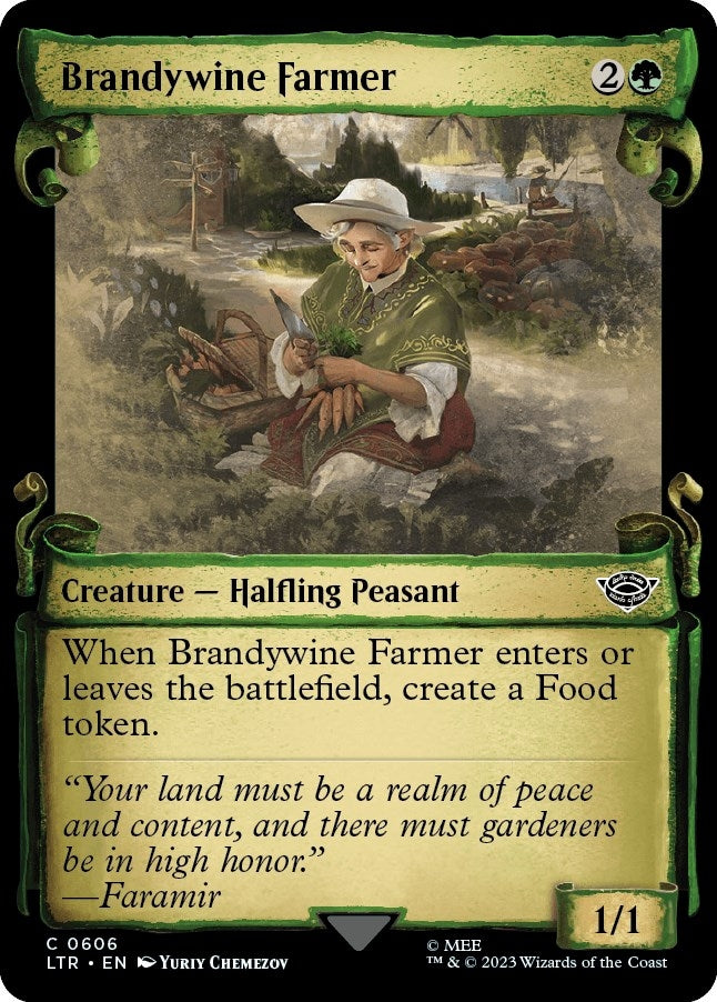 Brandywine Farmer (Showcase Scrolls) (606) [Universes Beyond: The Lord of the Rings: Tales of Middle-earth]