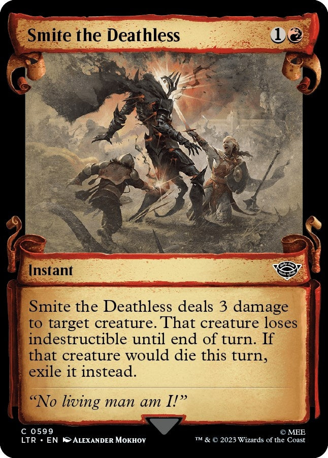 Image for Smite the Deathless (Showcase Scrolls) (599) [Universes Beyond: The Lord of the Rings: Tales of Middle-earth] - Magic: The Gathering