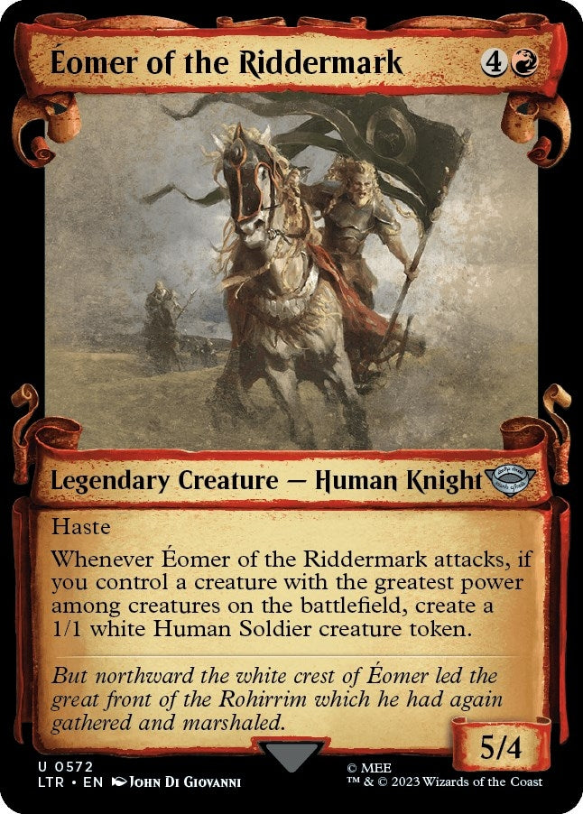 Image for Eomer of the Riddermark (Showcase Scrolls) (572) [Universes Beyond: The Lord of the Rings: Tales of Middle-earth] - Magic: The Gathering