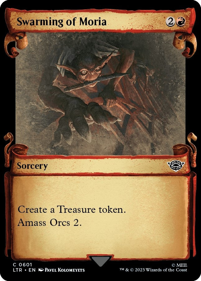 Image for Swarming of Moria (Showcase Scrolls) (601) [Universes Beyond: The Lord of the Rings: Tales of Middle-earth] - Magic: The Gathering