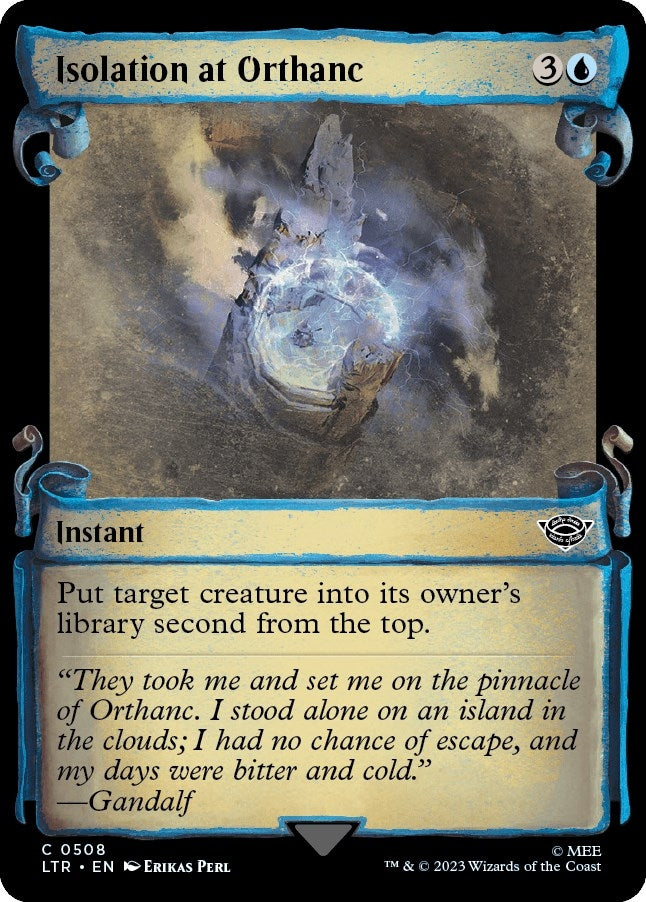 Image for Isolation at Orthanc (Showcase Scrolls) (508) [Universes Beyond: The Lord of the Rings: Tales of Middle-earth] - Magic: The Gathering