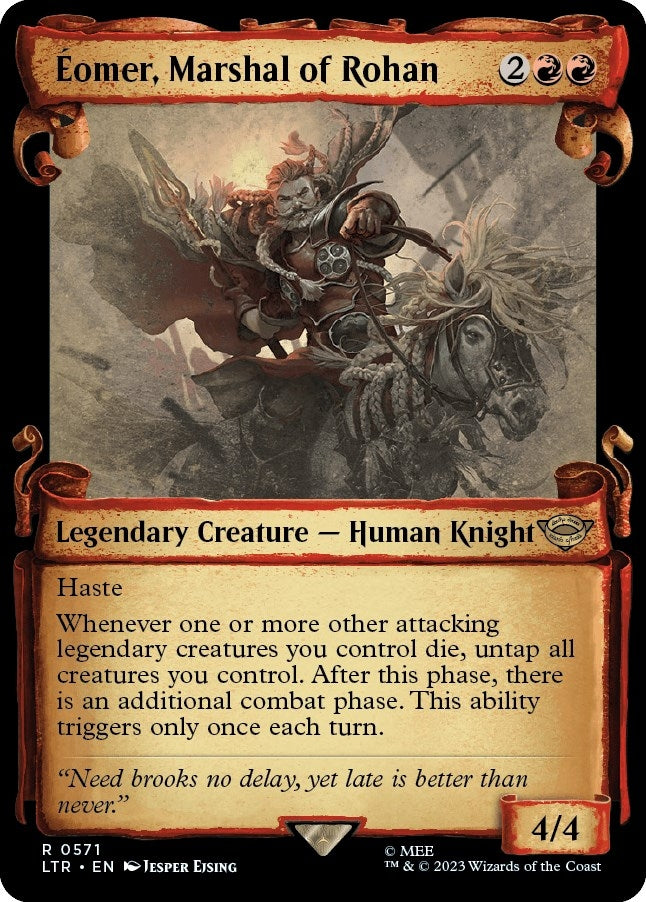 Image for Eomer, Marshal of Rohan (Showcase Scrolls) (571) [Universes Beyond: The Lord of the Rings: Tales of Middle-earth] - Magic: The Gathering