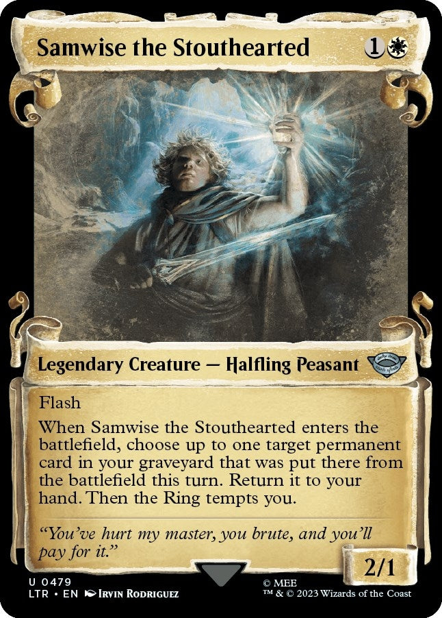 Image for Samwise the Stouthearted (Showcase Scrolls) (479) [Universes Beyond: The Lord of the Rings: Tales of Middle-earth] - Magic: The Gathering