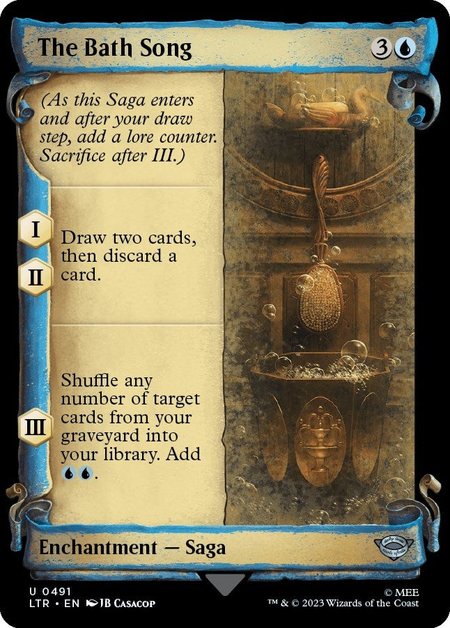 Image for The Bath Song (Showcase Scrolls) (491) [Universes Beyond: The Lord of the Rings: Tales of Middle-earth] - Magic: The Gathering