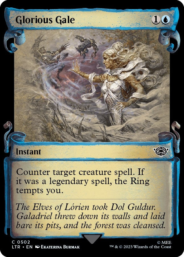 Image for Glorious Gale (Showcase Scrolls) (502) [Universes Beyond: The Lord of the Rings: Tales of Middle-earth] - Magic: The Gathering