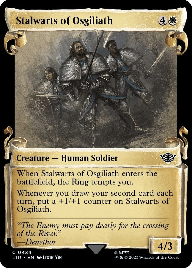 Image for Stalwarts of Osgiliath (Showcase Scrolls) (484) [Universes Beyond: The Lord of the Rings: Tales of Middle-earth] - Magic: The Gathering