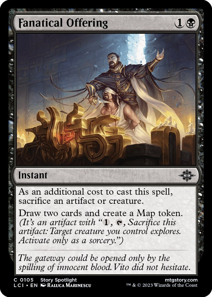 Image for Fanatical Offering (105) [The Lost Caverns of Ixalan] - Magic: The Gathering