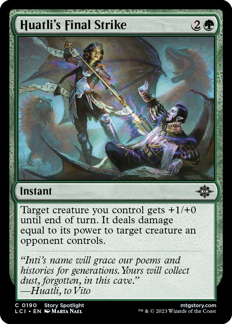 Image for Huatli's Final Strike (190) [The Lost Caverns of Ixalan] - Magic: The Gathering