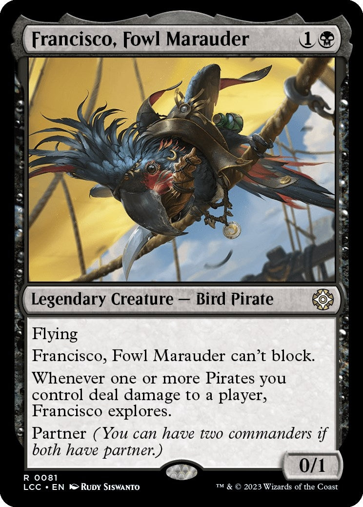 Image for Francisco, Fowl Marauder (81) [The Lost Caverns of Ixalan] - Magic: The Gathering