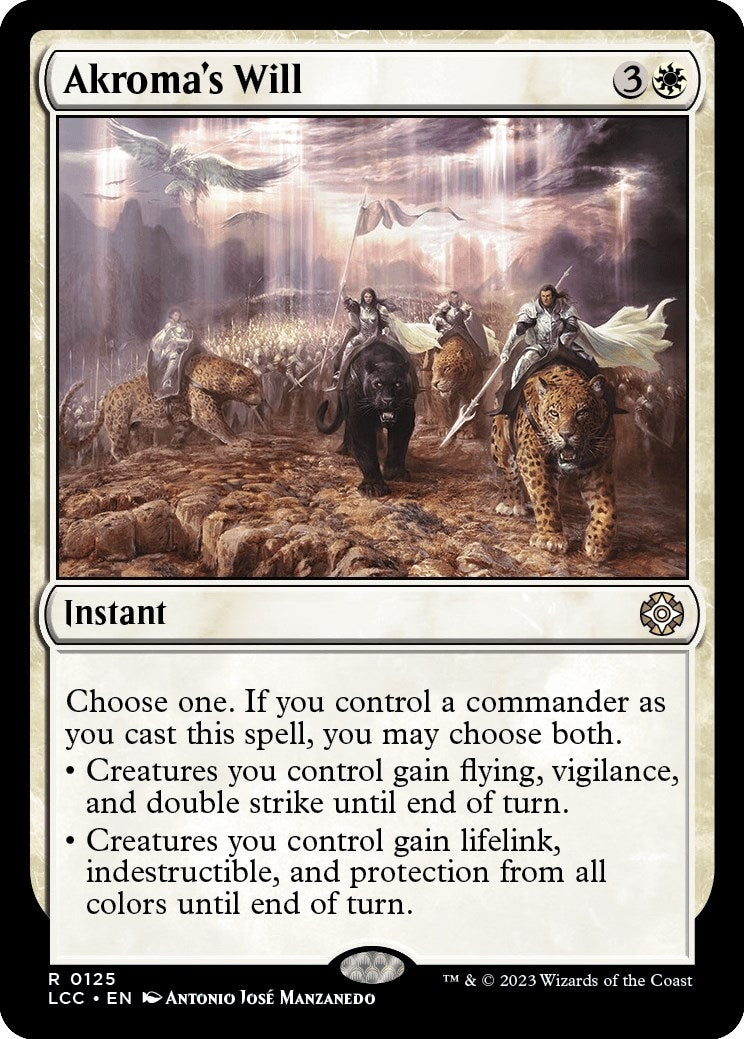 Image for Akroma's Will (125) [The Lost Caverns of Ixalan] - Magic: The Gathering