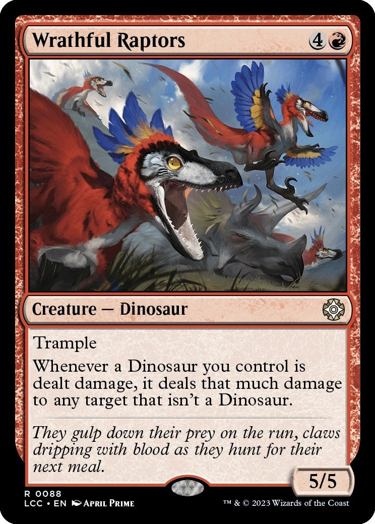 Image for Wrathful Raptors (88) [The Lost Caverns of Ixalan] - Magic: The Gathering