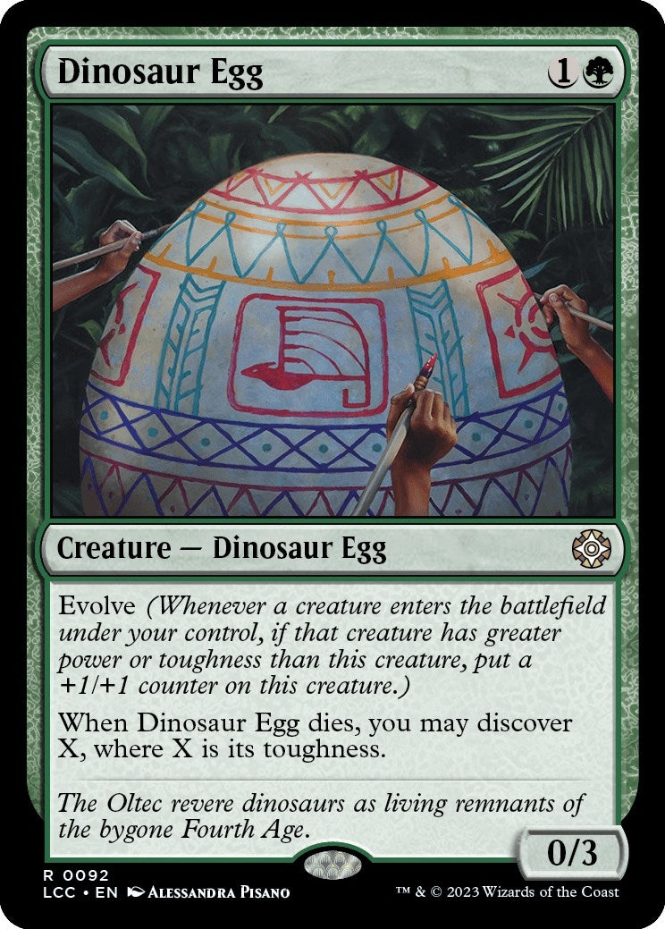 Image for Dinosaur Egg (92) [The Lost Caverns of Ixalan] - Magic: The Gathering