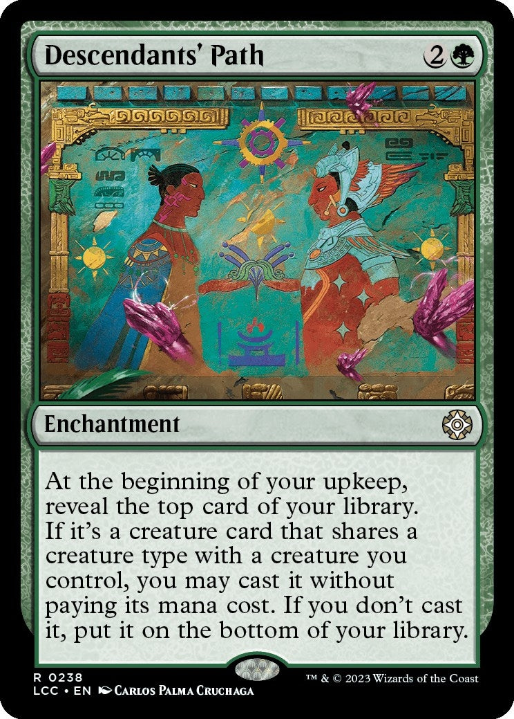 Image for Descendants' Path (238) [The Lost Caverns of Ixalan] - Magic: The Gathering