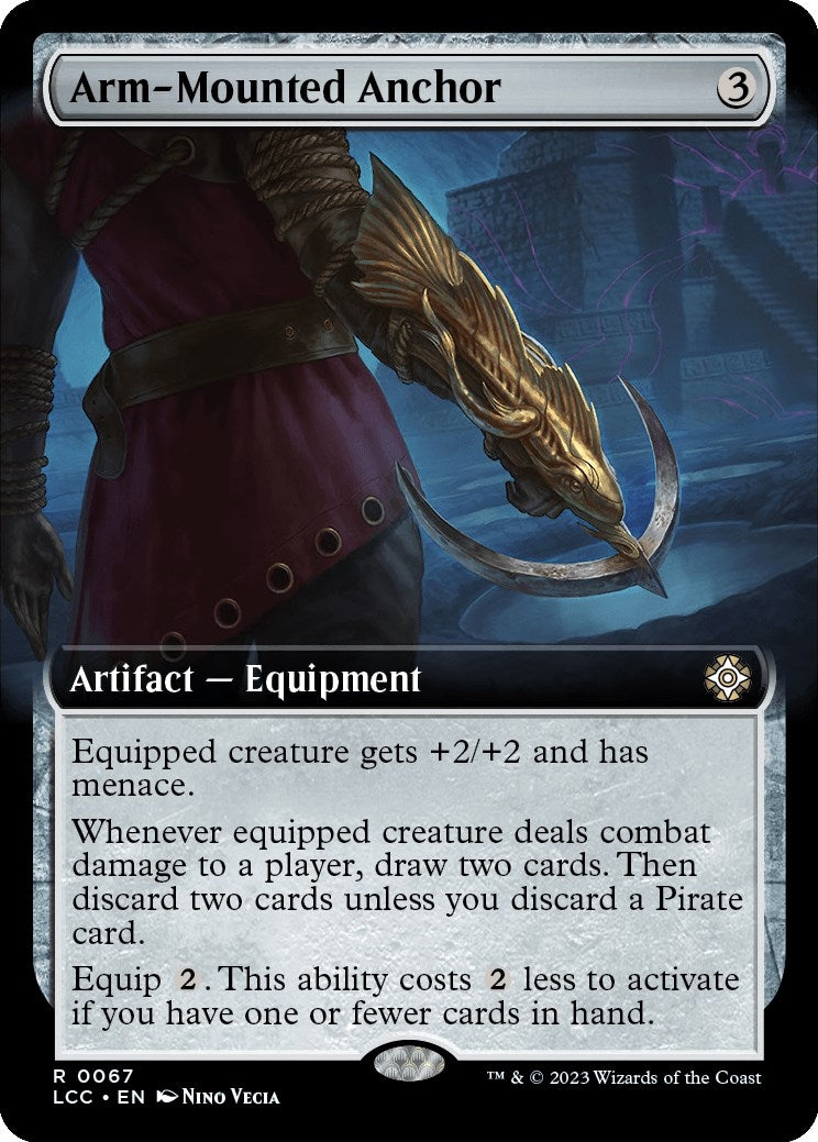 Image for Arm-Mounted Anchor (Extended Art) (67) [The Lost Caverns of Ixalan] - Magic: The Gathering