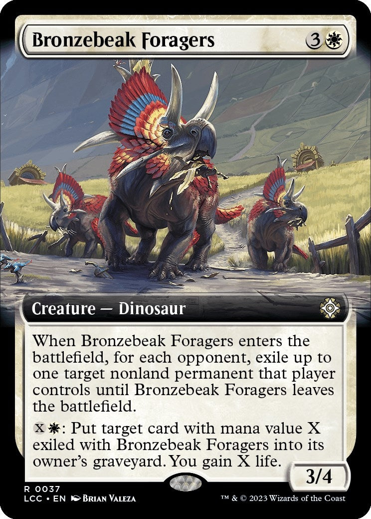 Image for Bronzebeak Foragers (Extended Art) (37) [The Lost Caverns of Ixalan] - Magic: The Gathering