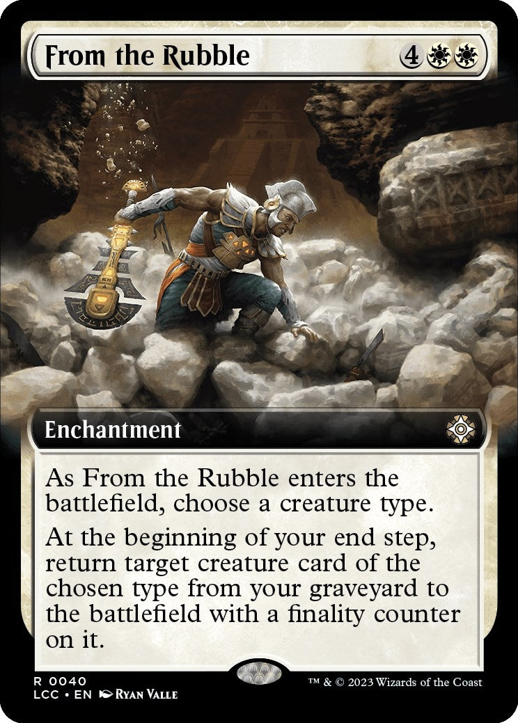 Image for From the Rubble (Extended Art) (40) [The Lost Caverns of Ixalan] - Magic: The Gathering