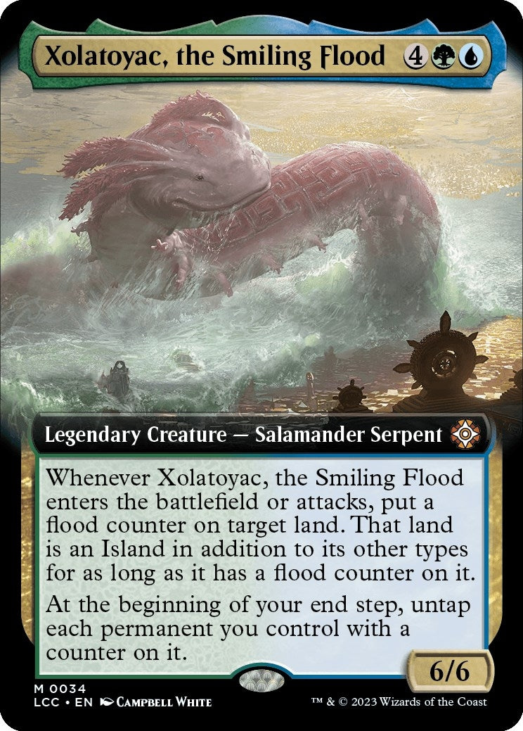 Image for Xolatoyac, the Smiling Flood (Extended Art) (34) [The Lost Caverns of Ixalan] - Magic: The Gathering