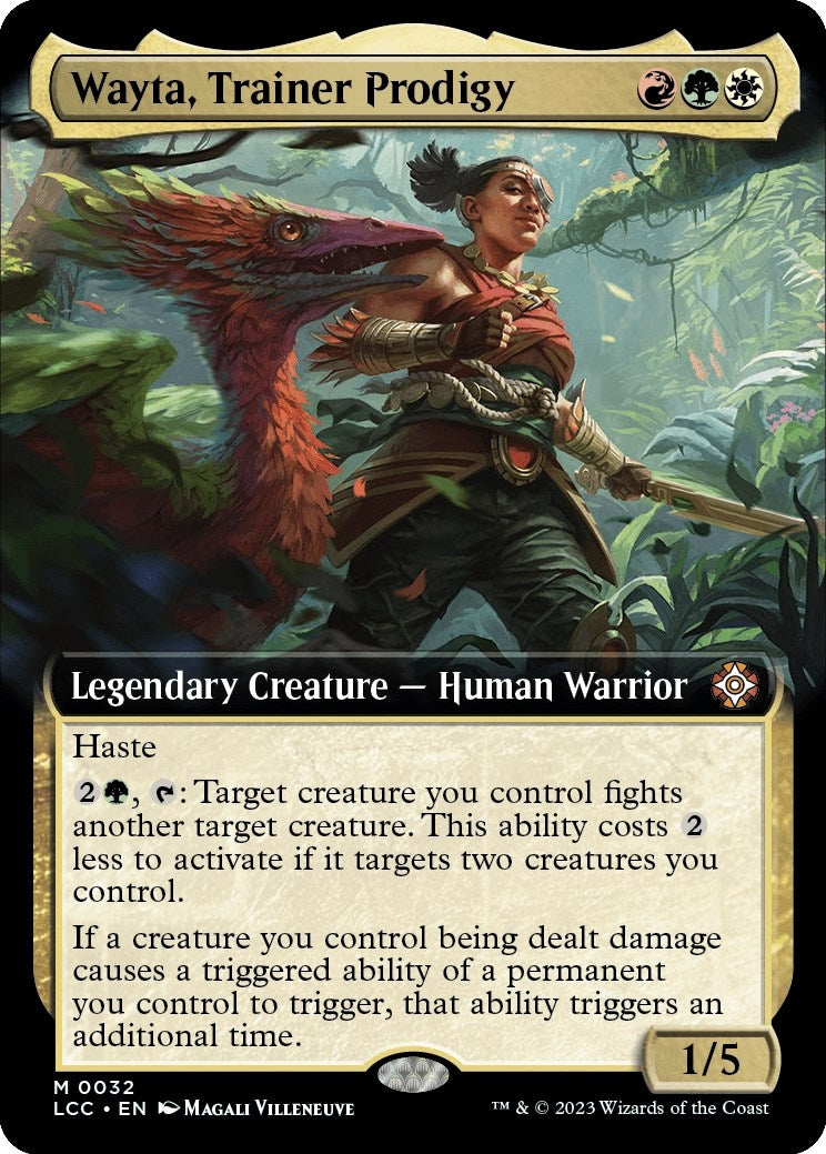 Image for Wayta, Trainer Prodigy (Extended Art) (32) [The Lost Caverns of Ixalan] - Magic: The Gathering