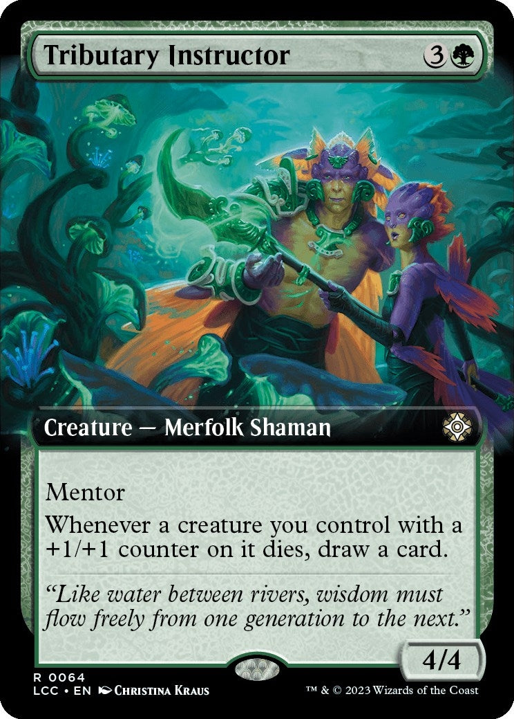 Image for Tributary Instructor (Extended Art) (64) [The Lost Caverns of Ixalan] - Magic: The Gathering