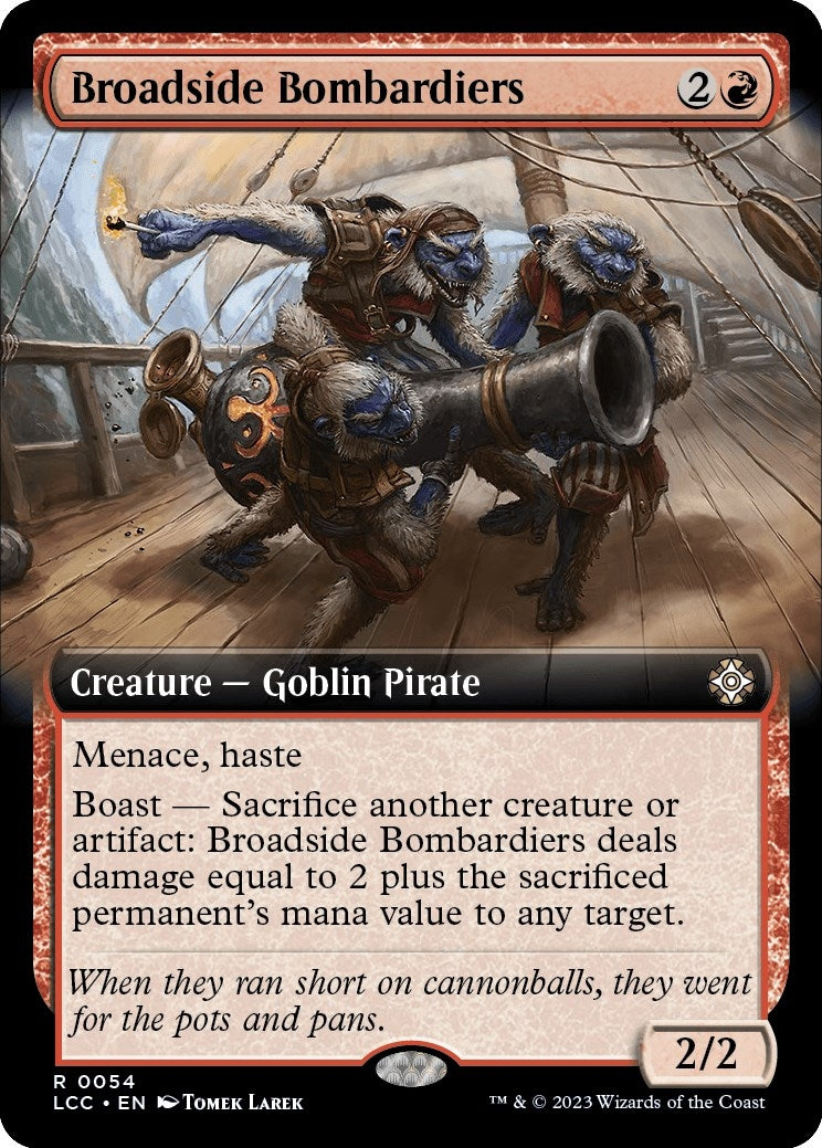 Image for Broadside Bombardiers (Extended Art) (54) [The Lost Caverns of Ixalan] - Magic: The Gathering