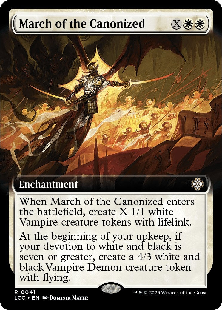 Image for March of the Canonized (Extended Art) (41) [The Lost Caverns of Ixalan] - Magic: The Gathering