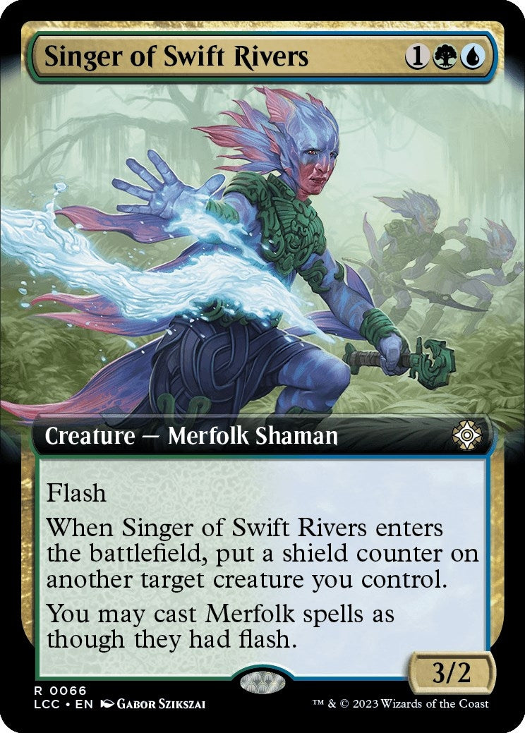 Image for Singer of Swift Rivers (Extended Art) (66) [The Lost Caverns of Ixalan] - Magic: The Gathering