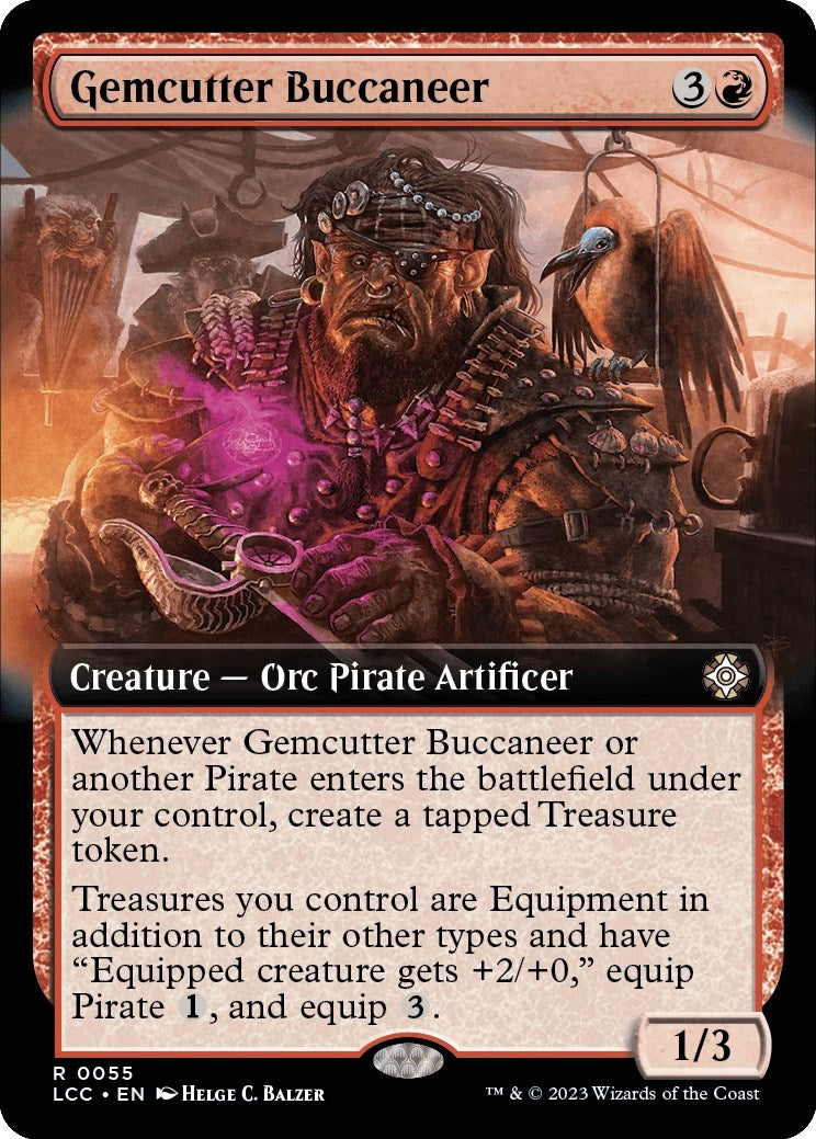 Image for Gemcutter Buccaneer (Extended Art) (55) [The Lost Caverns of Ixalan] - Magic: The Gathering