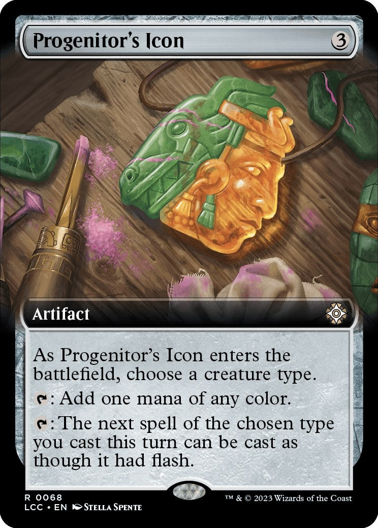 Image for Progenitor's Icon (Extended Art) (68) [The Lost Caverns of Ixalan] - Magic: The Gathering