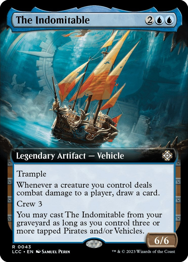 Image for The Indomitable (Extended Art) (43) [The Lost Caverns of Ixalan] - Magic: The Gathering