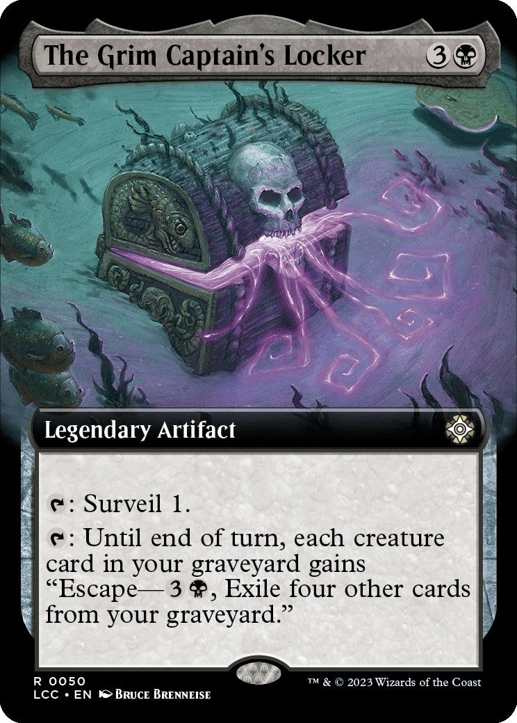 Image for The Grim Captain's Locker (Extended Art) (50) [The Lost Caverns of Ixalan] - Magic: The Gathering