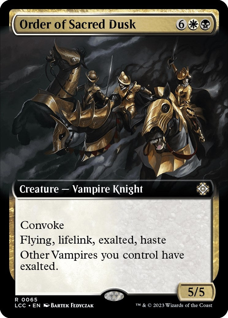 Image for Order of Sacred Dusk (Extended Art) (65) [The Lost Caverns of Ixalan] - Magic: The Gathering